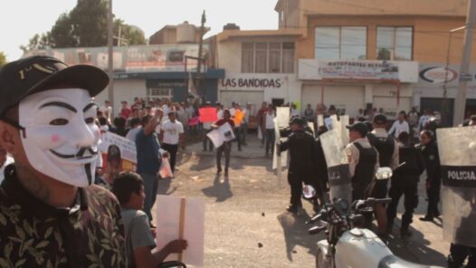 Protesta ciudadana contra la Marina