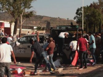 Protesta social contra la presencia de la Marina en el sur de Jalisco
