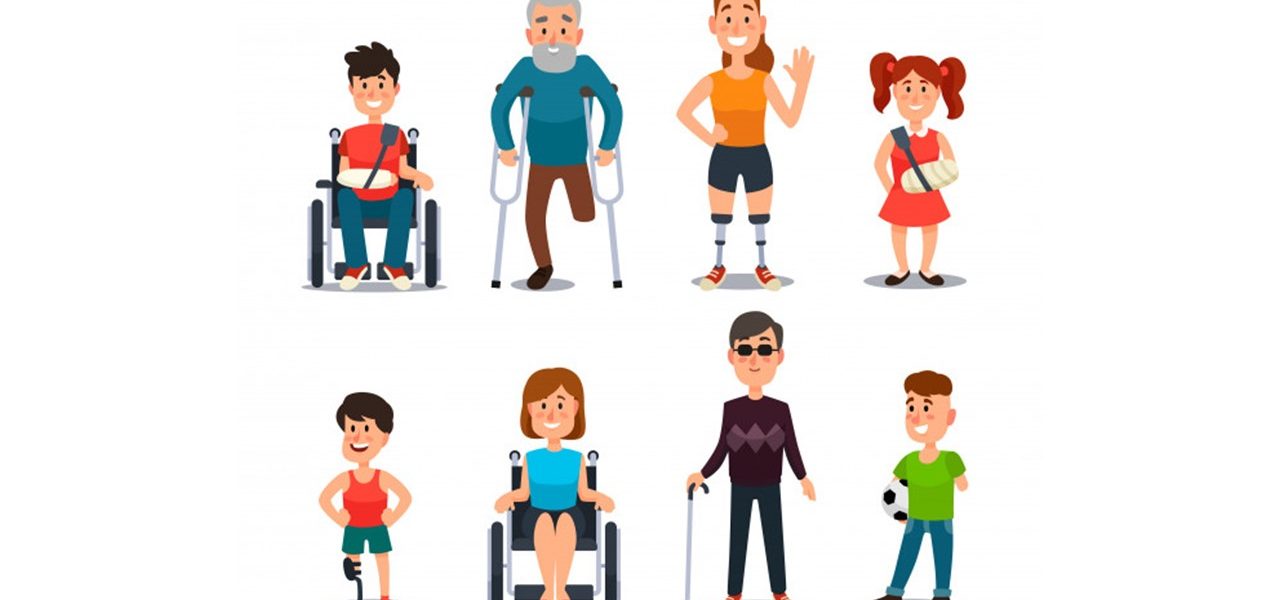 Distintas discapacidades en niñas y niños mujeres y hombres