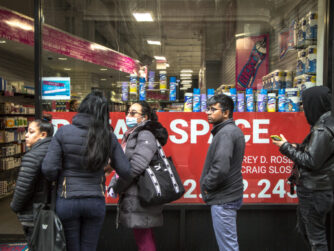 Migrantes en NY