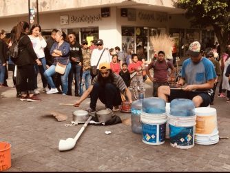 Músicos callejeros